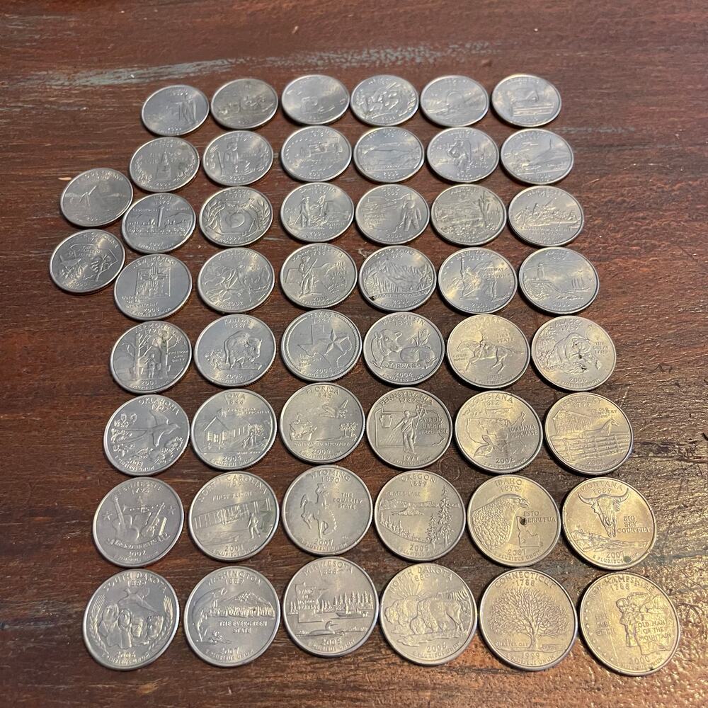 1999-2008 50 State Quarter Set Collection Circulated